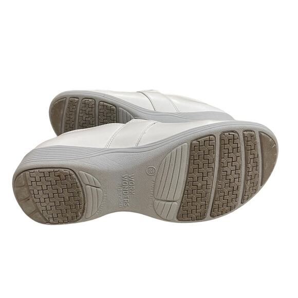 Dansko Nursing Shoe Work Wonders Coral Clog White Leather Upper Size 38(8-8.5) - Picture 7 of 11